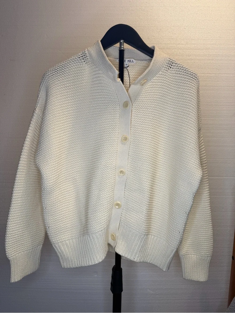 Alex Mill Cream Knit Cardigan
